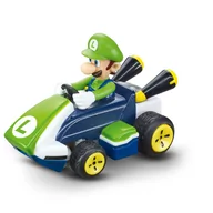 Zabawki zdalnie sterowane - Carrera RC 2,4 GHz Mario Kart™ Auto Mini RC, Luigi - miniaturka - grafika 1