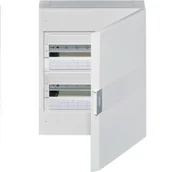 Rozdzielnie elektryczne - KOS vega-Rozdzielnica-natynkowa-2x18M-IP40-drzwi-białe VB218PB - miniaturka - grafika 1