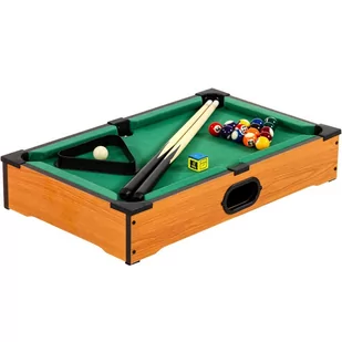 MAX Mini pool bilard 51 x 31 x 10 cm - Stoły bilardowe i akcesoria - miniaturka - grafika 1