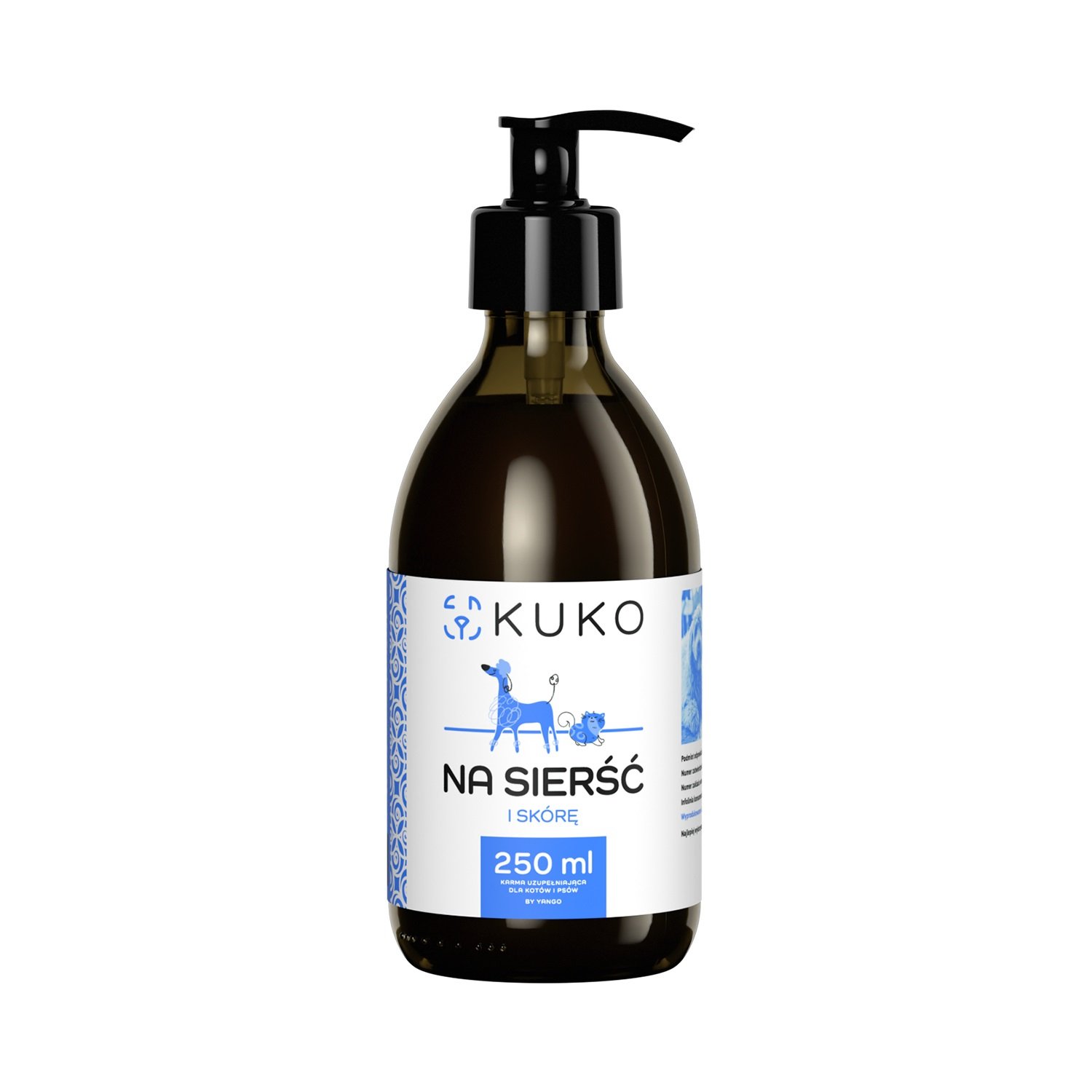 Kuko by Yango Preparat Na Sierść i Skórę Dla Kota i Psa