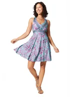 Sukienki - Ipanima Sukienka w kolorze turkusowo-różowym - miniaturka - grafika 1