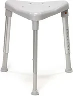 Akcesoria dla osób starszych i niepełnosprawnych - Etac Edge - stołek prysznicowy z regulacją wysokości (narożne siedzisko) kol. szary - miniaturka - grafika 1