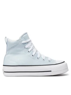 Converse Trampki Chuck Taylor All Star Padded Lift Platform A10452C Szary - Trampki damskie - miniaturka - grafika 1