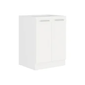 Szafki kuchenne - Szafka Dolna Stojąca 2 Drzwi 60 D 2F Eko White Stolarz Lempert Biały - miniaturka - grafika 1