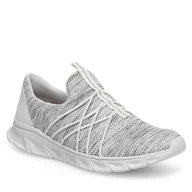 Sneakersy damskie - Sneakersy Rieker 54071-80 Szary - miniaturka - grafika 1