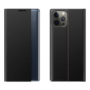 Sleep Case pokrowiec etui z klapką typu Smart Cover iPhone 13 Pro Max czarny - Etui i futerały do telefonów - miniaturka - grafika 1