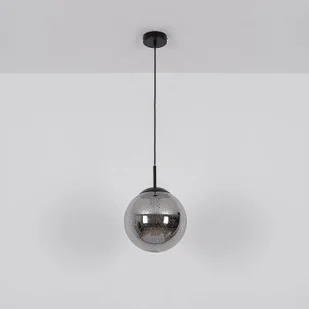 Globo Lampa wisząca Samos, Ø 20 cm, dymny szary/czarny, szkło - Lampy sufitowe - miniaturka - grafika 4