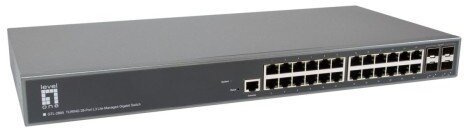 Switch LevelOne LevelOne GTL-2885 przełącznik sieciowy Zarządzany L3 Gigabit Ethernet 10/100/1000 Szary