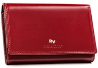 Portfele - Pojemny portfel damski na karty i dokumenty portmonetka na bigiel ochrona RFID Rovicky, czerwony - miniaturka - grafika 1