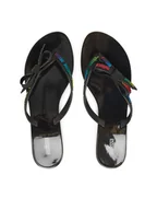 Klapki i japonki damskie - Melissa Japonki Melissa Harmonic M Lover Ad 35797 Czarny - miniaturka - grafika 1