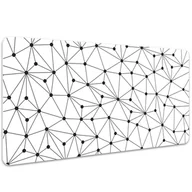 Podkładki na biurko - Podkład na biurko Geometryczna siatka 100x50 cm - miniaturka - grafika 1
