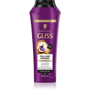 Schwarzkopf Gliss Full Hair Wonder szampon regenerujący włosy słabe 250 ml - Szampony do włosów - miniaturka - grafika 1
