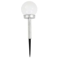 Lampy ogrodowe - Saska Garden Saska Garden zestaw 12 sztuk kula mleczna lampa solarna 10x35CM 1043326 - miniaturka - grafika 1