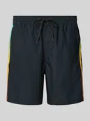 Kąpielówki męskie - Spodenki kąpielowe z elastycznym pasem - miniaturka - grafika 1