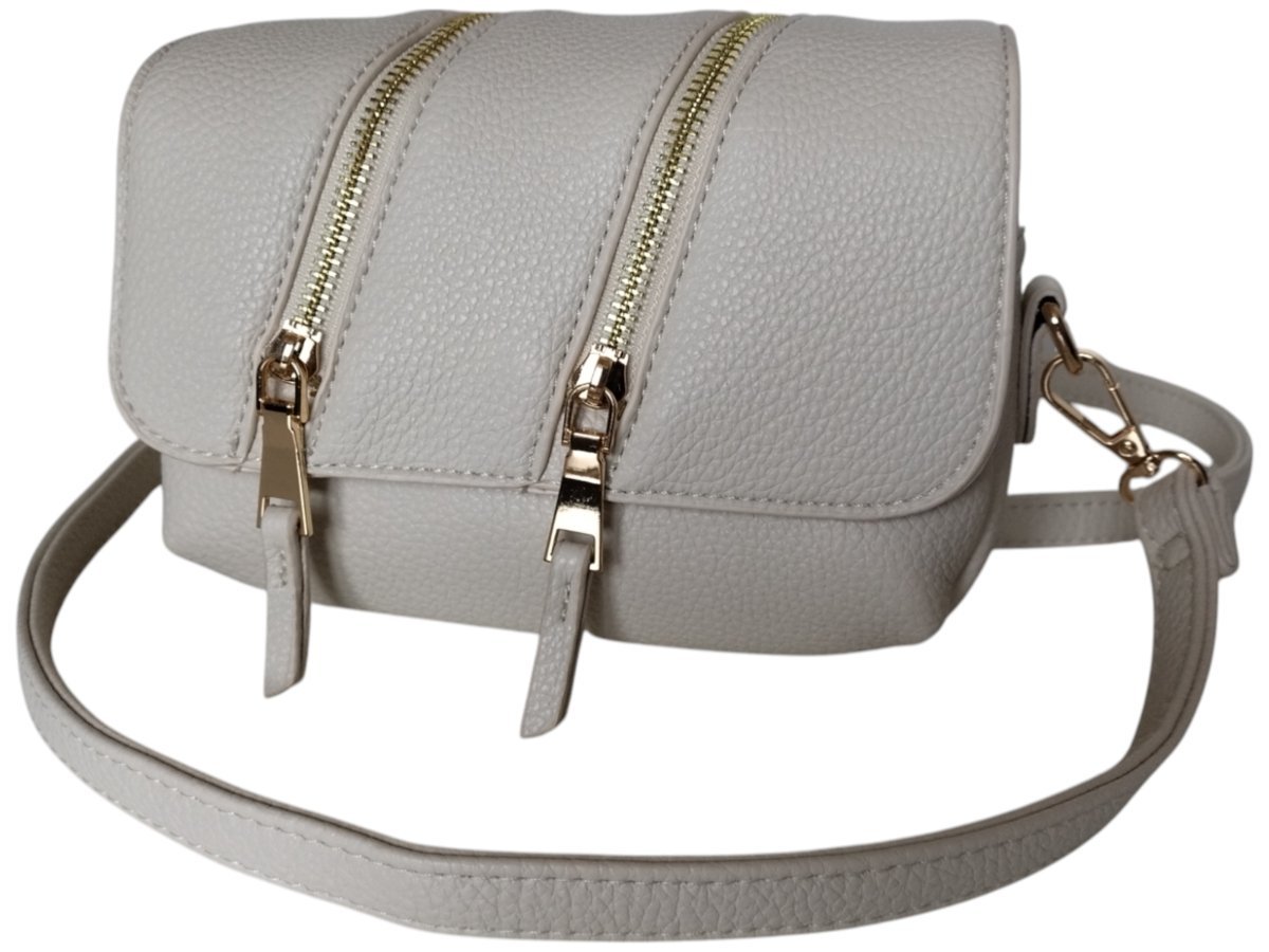 Mała Listonoszka Damska, Modna Beżowa Torebka Wizytowa Na Ramię