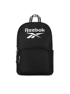 Plecaki - Reebok Plecak RBK-013-CCC-06 Czarny - miniaturka - grafika 1