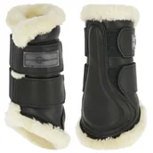 Akcesoria jeździeckie - Covalliero Miękkie ochraniacze dla konia Pelisa, rozmiar full, czarne - miniaturka - grafika 1