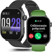 Smartwatch - Gravity GT28-4 BK/BK/GN - miniaturka - grafika 1