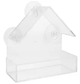 Karma dla ptaków - GARDEN and FUN Karmnik dla ptaków na szybę z przyssawkami 14,8 x 6,7 x 15,5 cm - miniaturka - grafika 1