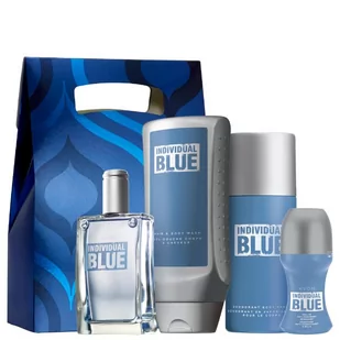 AVON avon_Zestaw upominkowy Individual Blue_4 szt+torba - Zestawy perfum damskich - miniaturka - grafika 1