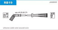Układ zapłonowy - akcesoria - JANMOR Zestaw przewodów zapłonowych RB19 - miniaturka - grafika 1