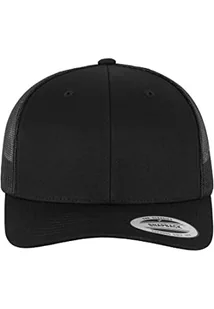 Flexfit Uniseks Retro Trucker Czapka z Daszkiem, Czarny, 3XS-XXS - Czapki damskie - miniaturka - grafika 1