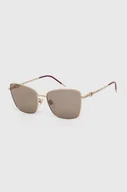 Okulary przeciwsłoneczne - Furla okulary przeciwsłoneczne damskie kolor złoty SFU714_580300 - miniaturka - grafika 1