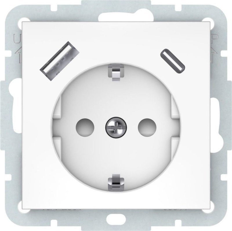 Harry Potter SOCKET USB-A+C WHITE RP16-002-22/A+C QR