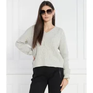 Swetry damskie - Max Mara Leisure Wełniany sweter CARMELA | Regular Fit - miniaturka - grafika 1