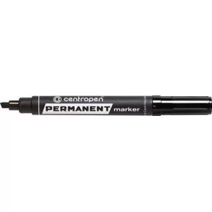Centropen Marker 8876/8576 czarny ścięty - Markery permanentne - miniaturka - grafika 1