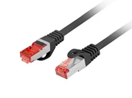Patchcordy - Patchcord lanberg s/ftp kat.6 15m lszh cu fluke passed czarny - miniaturka - grafika 1