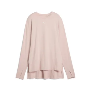 Damska koszulka oversize MODEST PUMA Rose Quartz Pink - Koszulki sportowe damskie - miniaturka - grafika 1