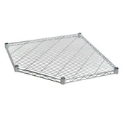 Szafy i regały magazynowe - B2B Partner Narożna półka druciana SA6868C - miniaturka - grafika 1