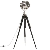 Lampy stojące - Vida Lampa podłogowa na trójnogu lite drewno mango 165 cm V-286111 - miniaturka - grafika 1