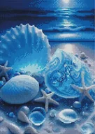 Układanki dla dzieci - *****Diamentowa mozaika Wybrzeże muszelki..2001389 - miniaturka - grafika 1