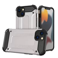 Etui i futerały do telefonów - Hybrid Armor pancerne hybrydowe etui pokrowiec iPhone 13 mini srebrny - miniaturka - grafika 1