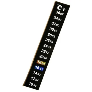 BROWIN Termometr ciekłokrystaliczny 0 C +40 C - Termometry domowe - miniaturka - grafika 1