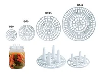 Akcesoria i części do ekspresów do kawy - Lamapla 50 sztuk Tampersy dociskające, 5 cm, biały, jeden rozmiar - miniaturka - grafika 1