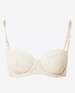 CALVIN KLEIN KORONKOWY BIUSTONOSZ BEŻOWY 75B 1A5F5_D* 75B 1_5 TIA - Biustonosze - miniaturka - grafika 1