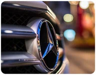 Podkładki pod mysz - PODKŁADKA POD MYSZKĘ MERCEDES BENZ Z IMIENIEM 23x19CM DO LAPTOPA - miniaturka - grafika 1