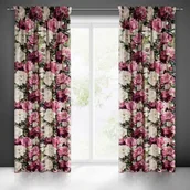 Zasłony - Zasłona VENICE 140 x 270 cm taśma bordowy - miniaturka - grafika 1