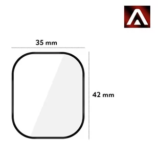 2x Elastyczne Szkło 3D Alogy Screen Protector Pro+ do Apple Watch Ultra 49mm Black - Akcesoria do smartwatchy - miniaturka - grafika 2