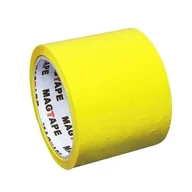Taśmy klejące - Taśma pakowa, żółta, 75 mm/50 yd - miniaturka - grafika 1