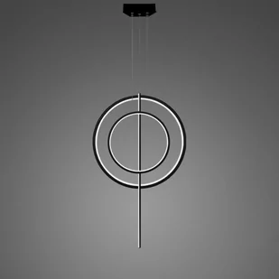 Lampa wisząca LINEA No.5 Φ60/40 cm czarna 3k Altavola Design - Lampy sufitowe - miniaturka - grafika 1