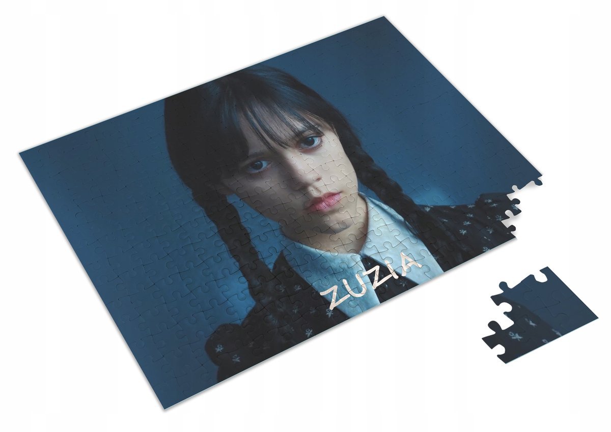 Puzzle + IMIĘ Wednesday The Addams Family 96 el.