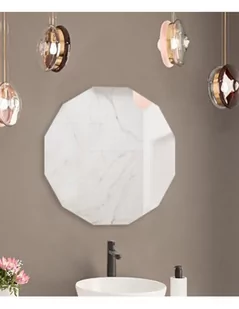 Lustro łazienkowe wielokątne  - FOREM, Dostępne wymiary: Średnica 130cm - Lustra - miniaturka - grafika 1