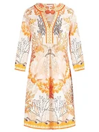 Sukienki - Mint & Mia Letnia sukienka z nadrukiem koralowym, wielokolorowy, 40 - miniaturka - grafika 1