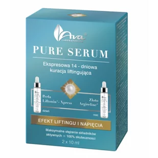 Ava Labolatorium Laboratorium Pure Serum Kuracja liftingująca Efekt liftingu i napięcia 4488 - Serum do twarzy - miniaturka - grafika 1