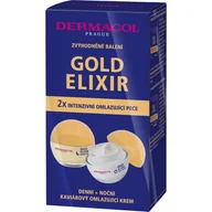 Kremy do twarzy - Dermacol Gold Elixir krem odmładzający podwójne - miniaturka - grafika 1