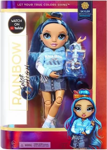 MGA Entertainment Rainbow High Junior High Fashion Doll Skyler Bradshaw Blue 580010 580010 - Lalki dla dziewczynek - miniaturka - grafika 1